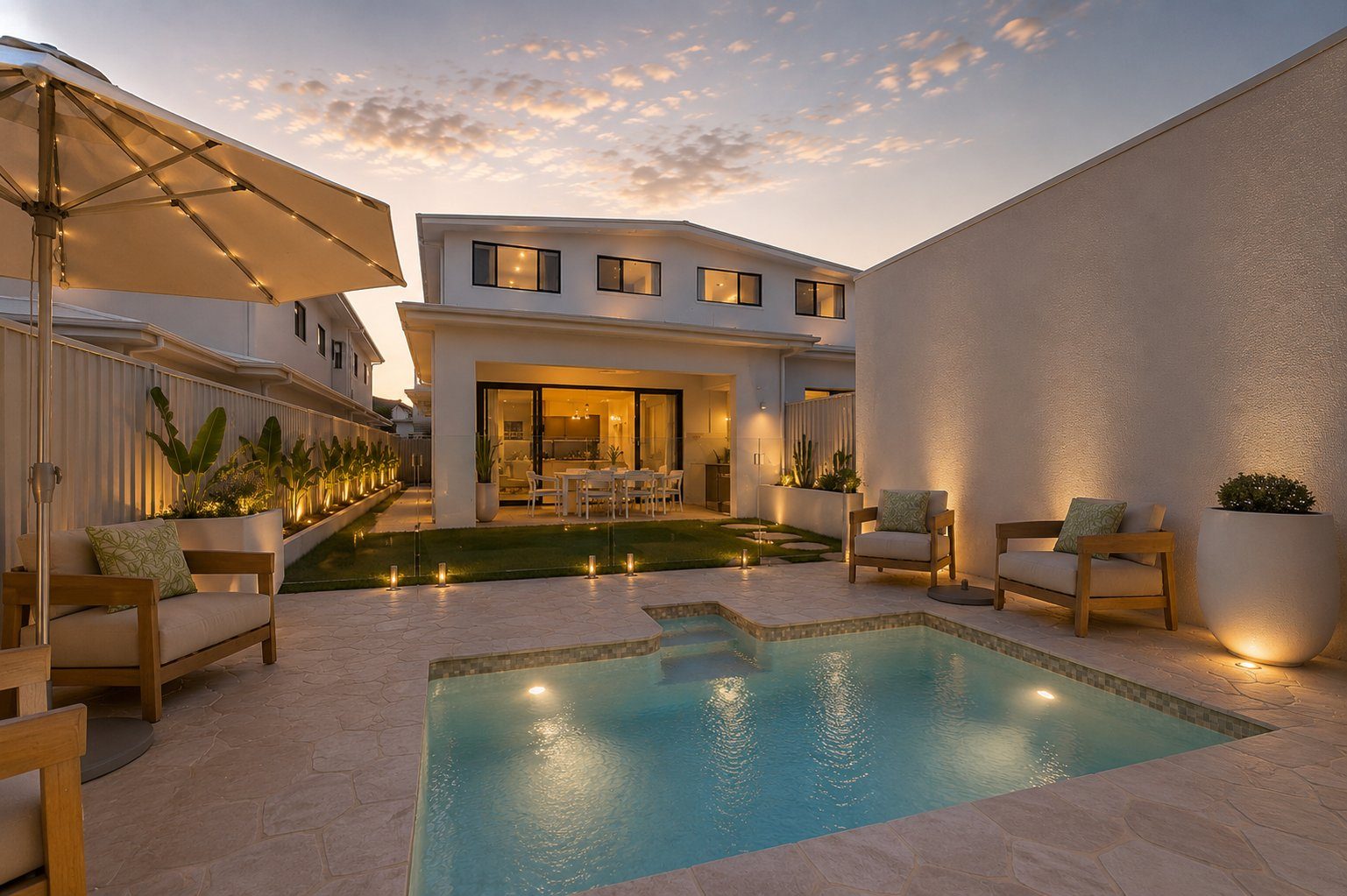 Multi-residential pool facility, Sydney